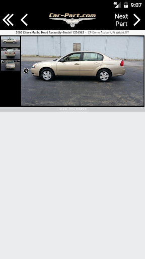 Car-Part.com Used Auto Parts screenshot