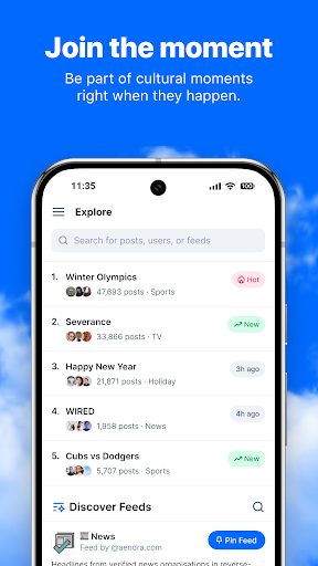 Bluesky screenshot
