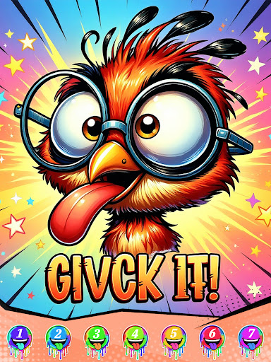 Meme Color By Number Game screenshot