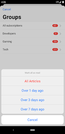 Fluent Reader Lite - RSS Clien screenshot