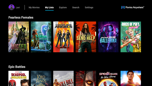 Movies Anywhere screenshot