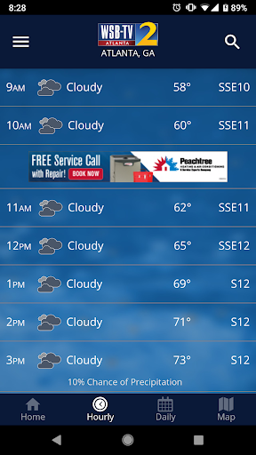 WSB-TV Weather screenshot