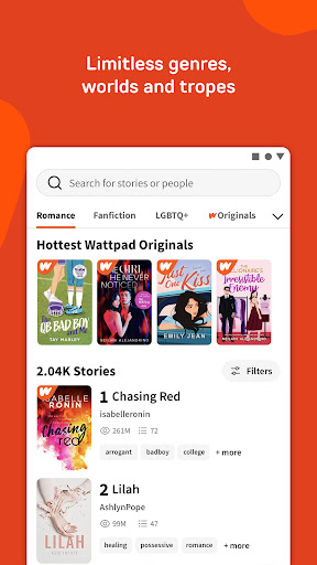 Wattpad - Read & Write Stories screenshot