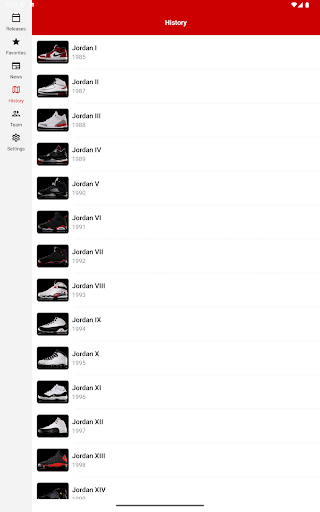 J23 - Jordan Release Dates screenshot