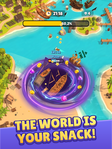 Hole.io screenshot