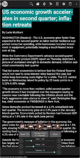 @Voice: Text to Speech Reader screenshot