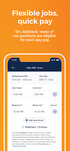JobStack for Work | Daily Pay screenshot