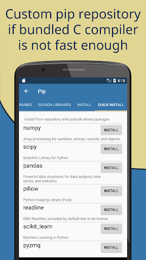 Pydroid 3 - IDE for Python 3 screenshot