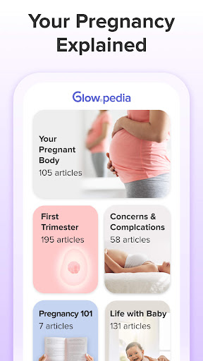 Pregnancy Tracker App | Glow screenshot