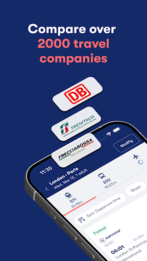 Omio: Book Train, Bus, Flights screenshot