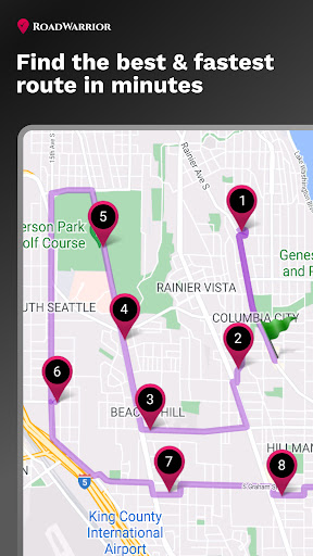 RoadWarrior Route Planner screenshot
