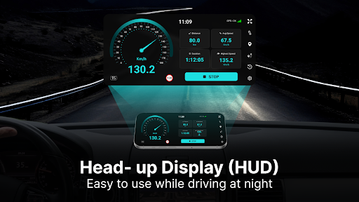 GPS Speedometer Odometer & HUD screenshot
