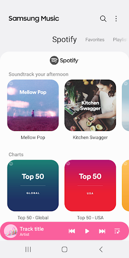 Samsung Music screenshot
