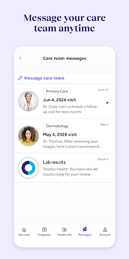 Teladoc Health screenshot