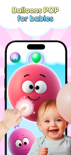 Baby Balloons pop screenshot