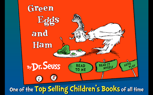 Green Eggs and Ham - Dr. Seuss screenshot