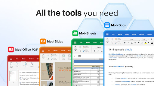 MobiOffice: Word, Sheets, PDF screenshot