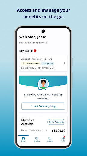 MyChoice Benefits screenshot
