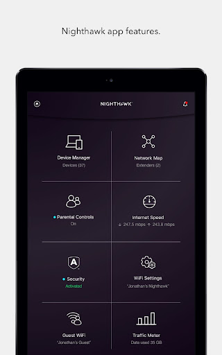 NETGEAR Nighthawk WiFi Router screenshot