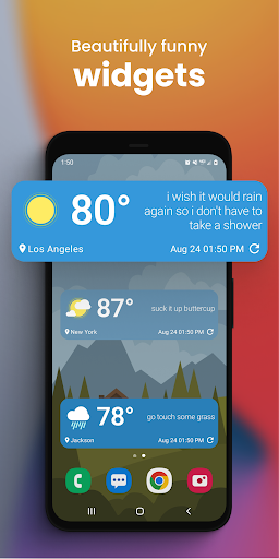 Funny Weather: Rude Forecast screenshot