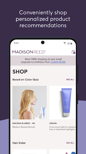 Madison Reed App screenshot