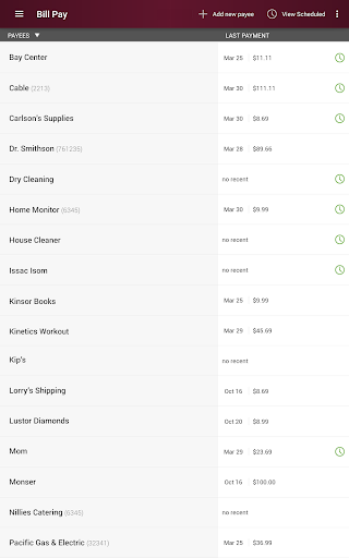 Mechanics Bank Mobile Banking screenshot