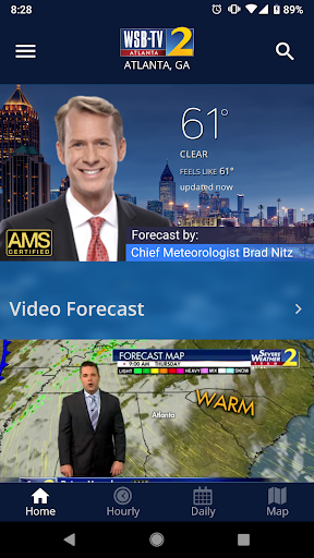 WSB-TV Weather screenshot