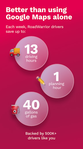 RoadWarrior Route Planner screenshot