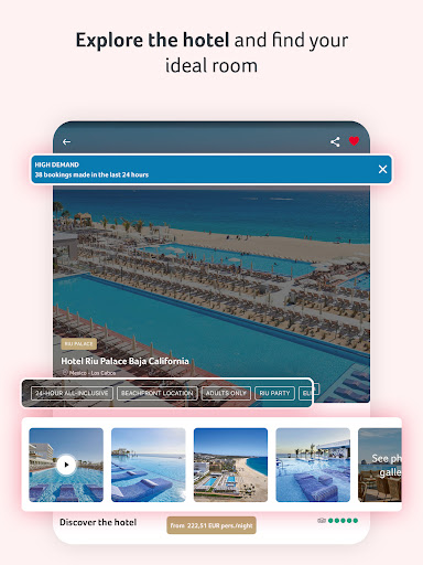 RIU Hotels & Resorts screenshot