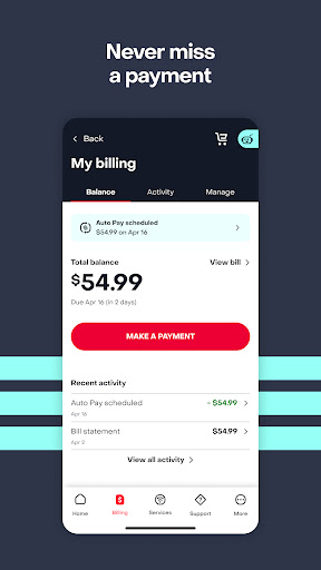 MyFrontier screenshot