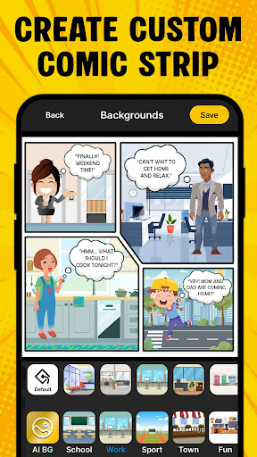 Cartoon Comic Strip Maker screenshot