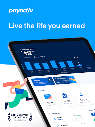 Payactiv screenshot