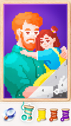 Magic Cross Stitch: Pixel Art screenshot