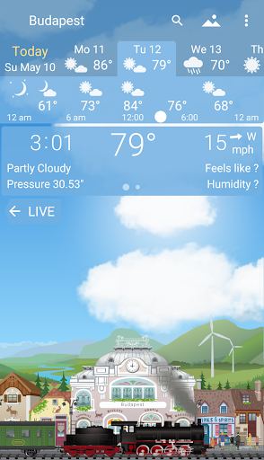 YoWindow Weather and wallpaper screenshot
