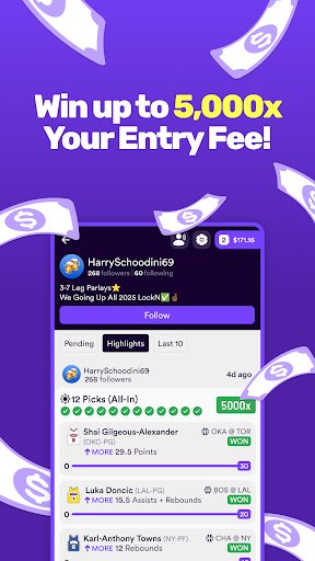 Dabble - Real Money Pick'Em screenshot