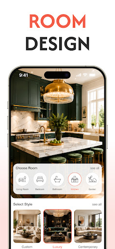 SnapHome: AI Interior Design screenshot