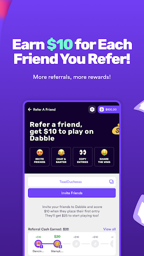 Dabble - Real Money Pick'Em screenshot