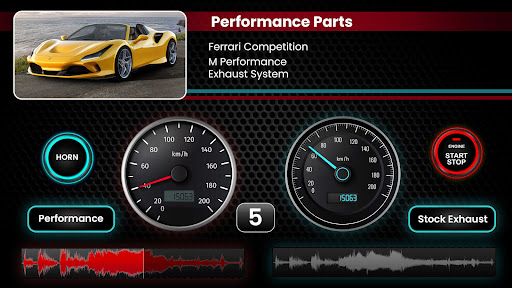 Car Engine Sounds - Gas Pedal screenshot