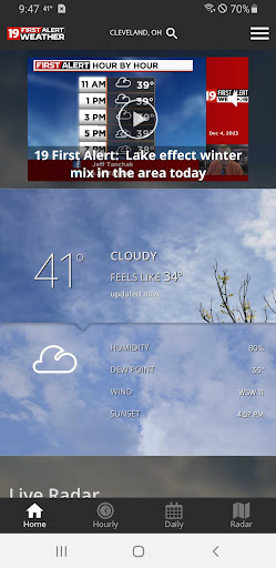 Cleveland19 FirstAlert Weather screenshot