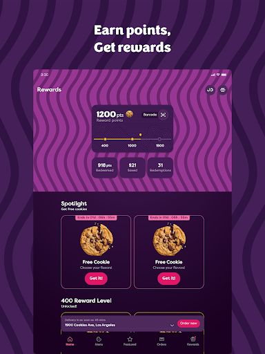 Insomnia Cookies screenshot