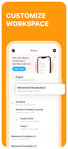 Noji – Flashcards study app screenshot