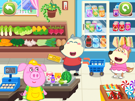 Wolfoo's Town: Dream City Game screenshot