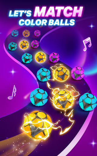 Dancing Road Color Balls Match screenshot