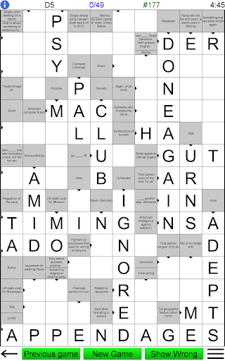 Crossword Unlimited screenshot