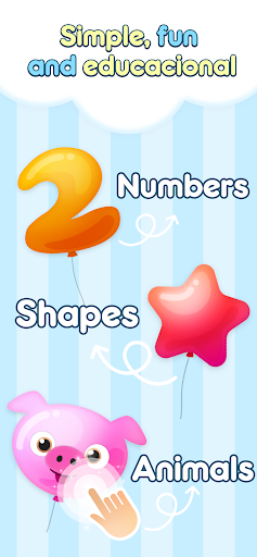 Baby Balloons pop screenshot