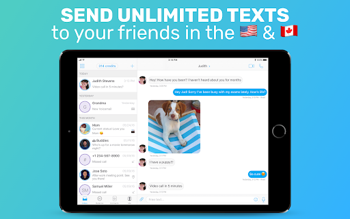 FreeTone Calls & Texting screenshot