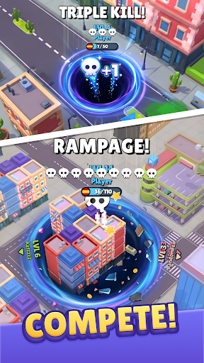 Hole.io screenshot