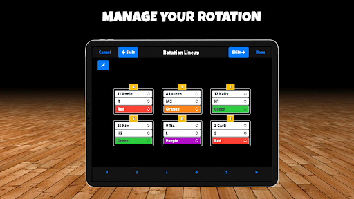 Volleyball Rotations screenshot