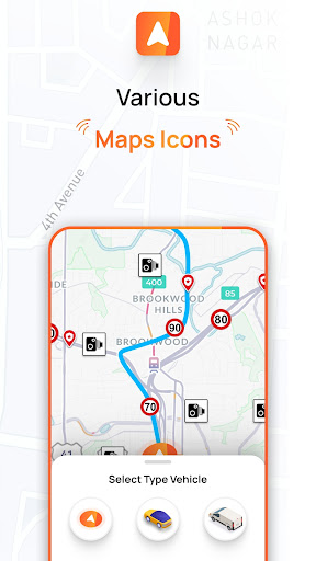Radar, HUD, Map, Speed Camera screenshot