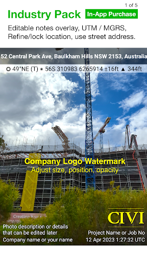 Solocator - GPS Field Camera screenshot